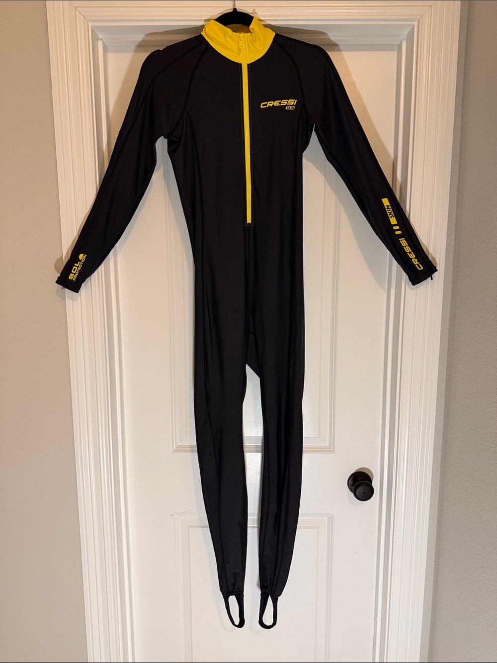 Cressi Black & Yellow Skin for Scuba Diving or Snorkeling